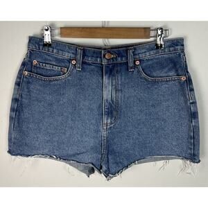 PINK Victoria’s Secret High-Waisted Cut Off Shorts Size 30 Cotton Women’s